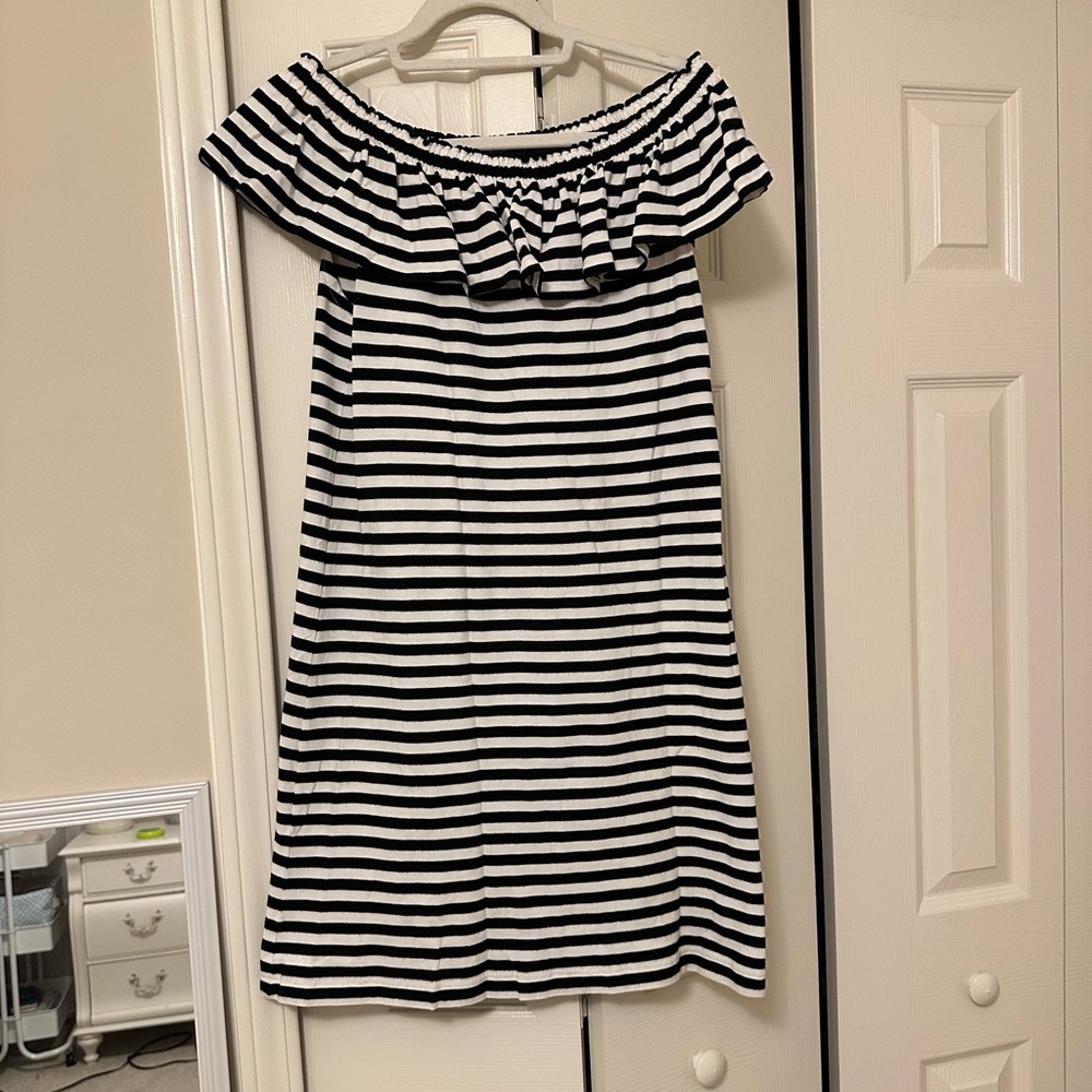 Kate Spade Black and White Striped Top - Picture 2 of 12